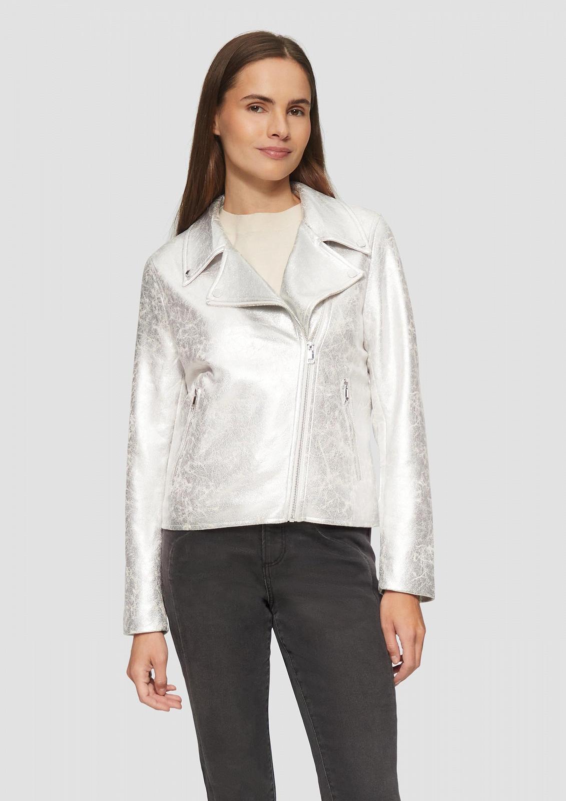 Куртка s.Oliver Biker зі штучної замші, фото №3