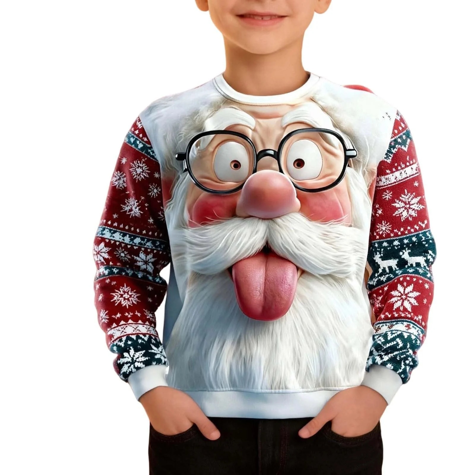 Дитячий світшот з довгими рукавами та круглим вирізом, фото №1 Дитячий світшот з довгими рукавами та круглим вирізом, фото №1