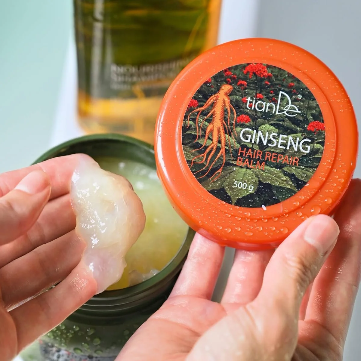 Лосьйон TianDe Відновлюючий для волосся з екстрактом женьшеню 500 г, фото №1