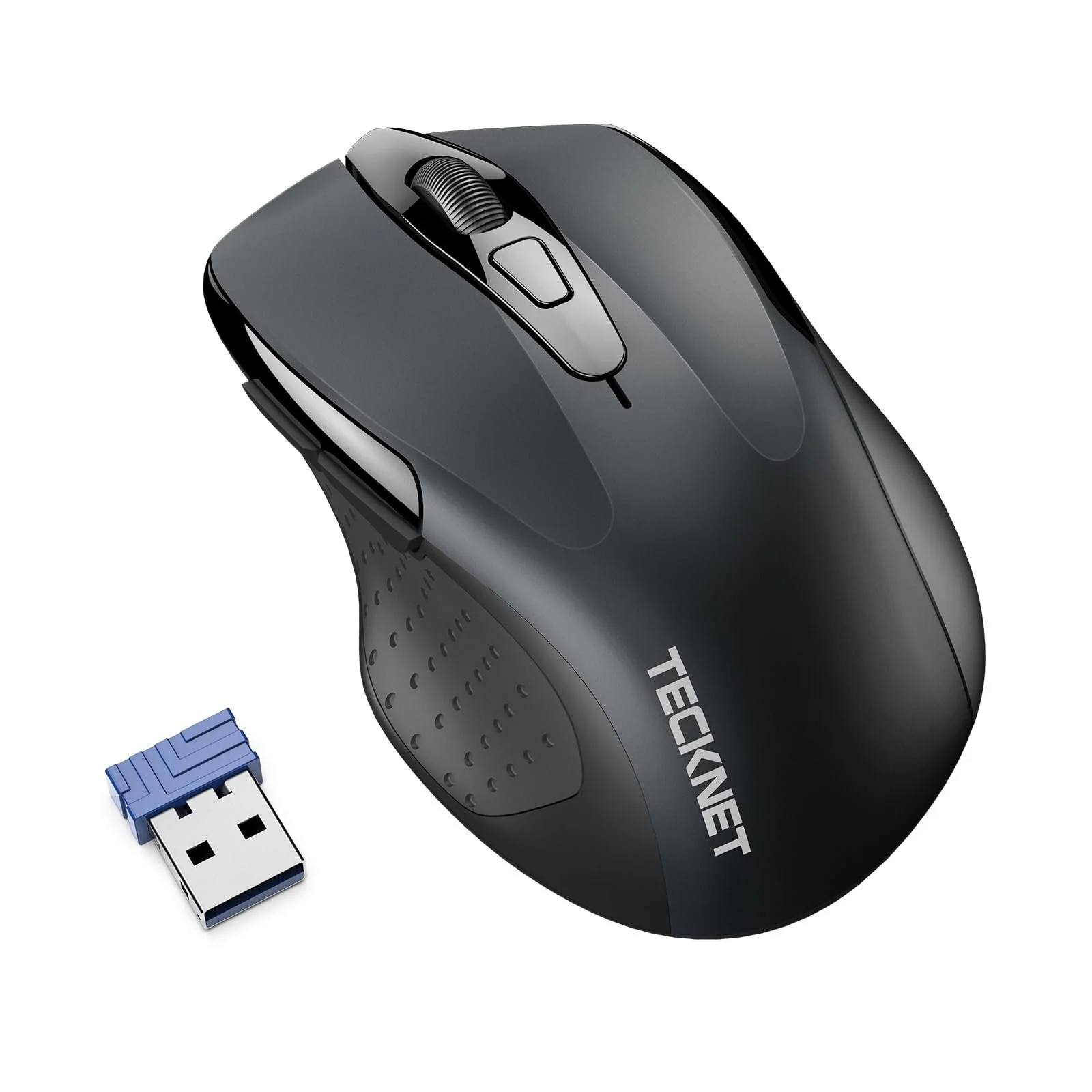 Миша бездротова TECKNET 4000 DPI сіра, фото №4