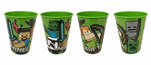 Детская чашка Minecraft 260 мл, набор 4 шт - Фото 1