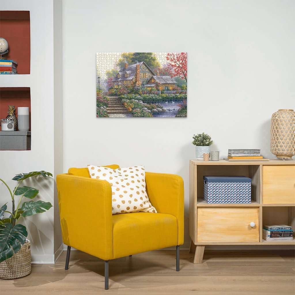 Пазл Ravensburger 12000464 Romantic Cottage 1000 деталей, фото №4 Пазл Ravensburger 12000464 Romantic Cottage 1000 деталей, фото №4