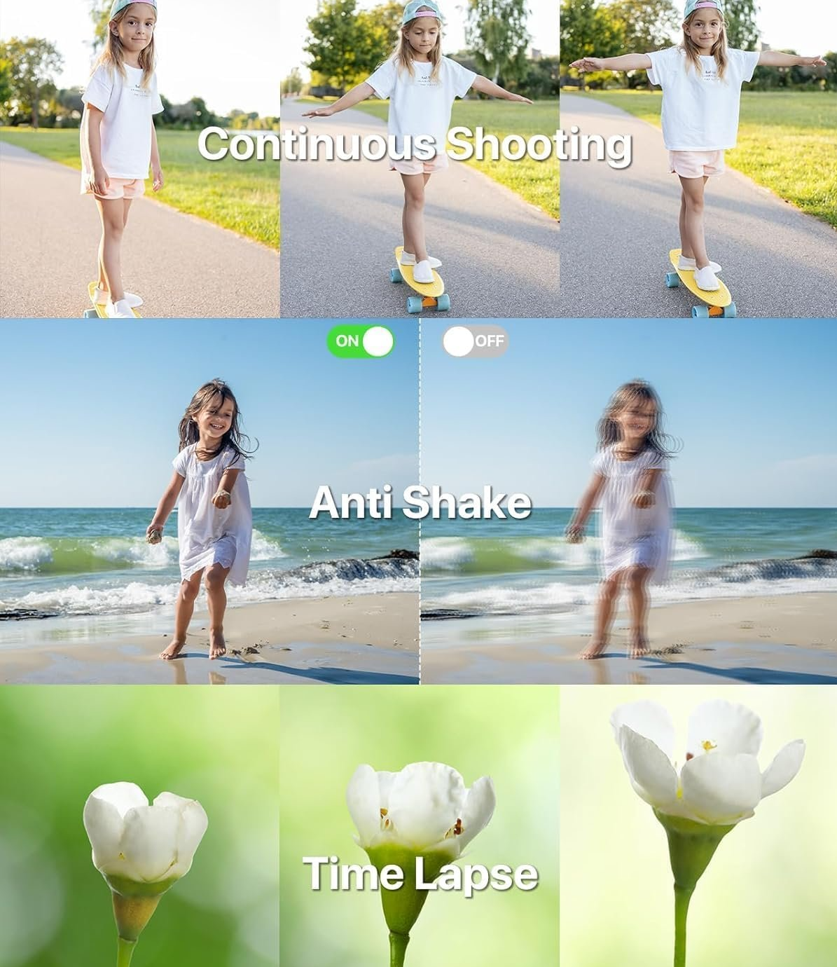 Фотоапарат IXNAIQY 44 Мп / CMOS / Full HD / 16Х зум / Бірюзовий, фото №3
