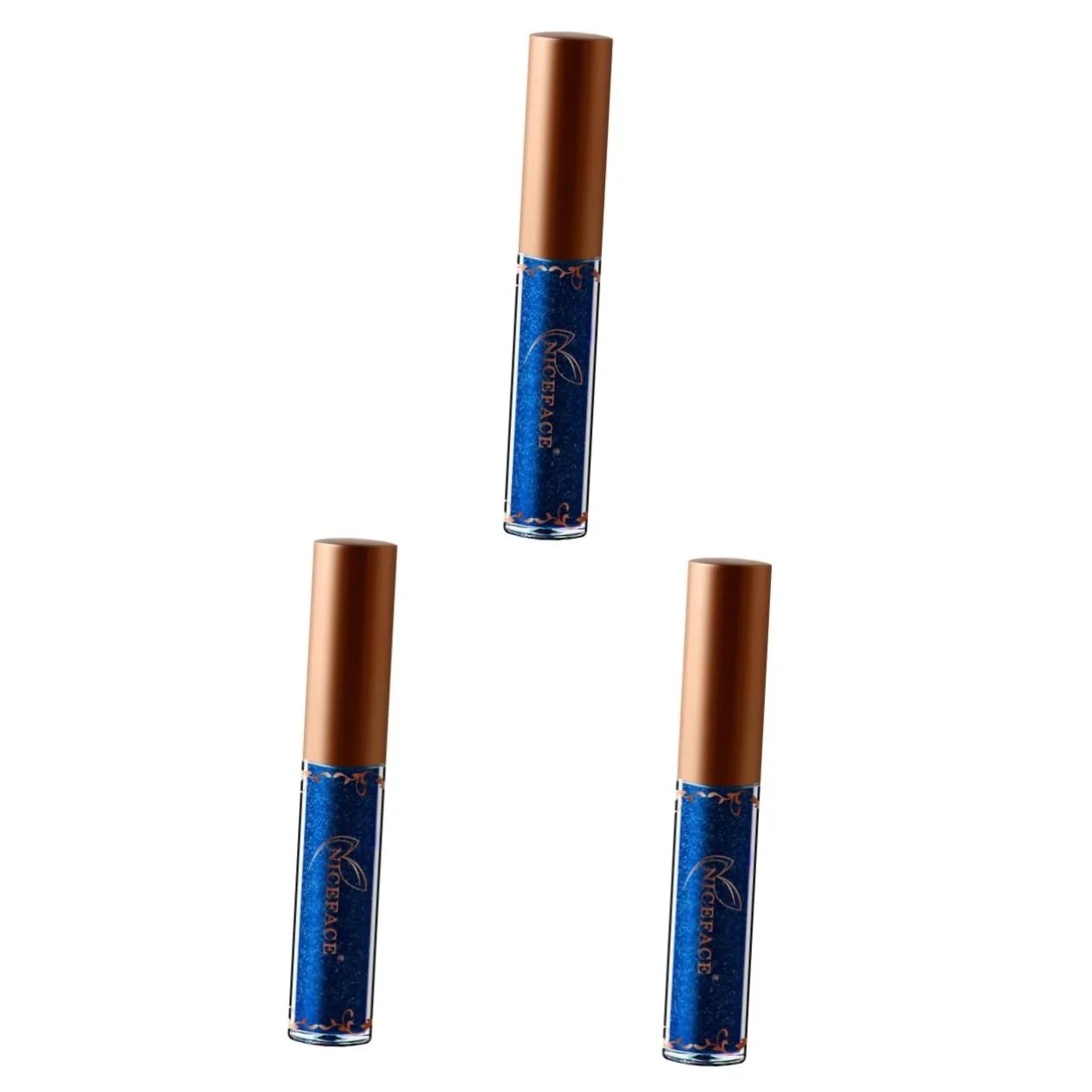 Фломастер-підводка TOVINANNA 3St кольоровий для очей, водостійка, з блискітками, фото №1