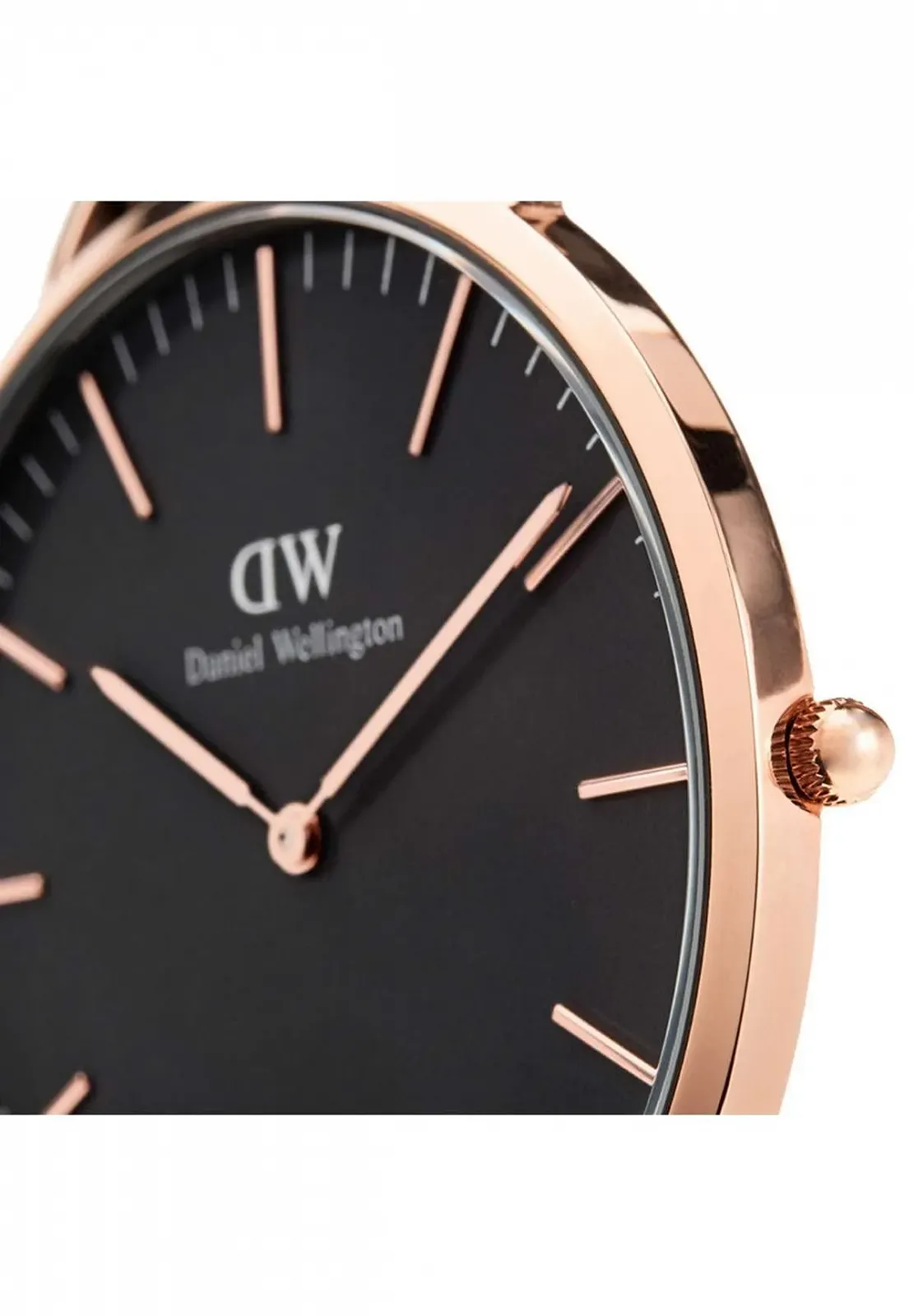 Мужские часы NATO Daniel Wellington Classic Cornwall, черные / розовое золото, 36 мм, фото №3 Мужские часы NATO Daniel Wellington Classic Cornwall, черные / розовое золото, 36 мм, фото №3