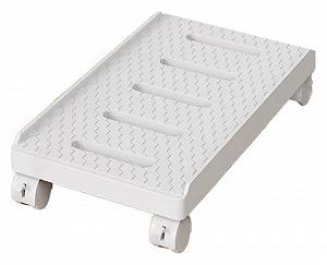 Подставка для компьютерной башни, мобильная подставка для процессора, напольный держатель для процессора с запирающимся колесом под стол для домашнего офиса, передвижная подставка (Белый) - Фото 1