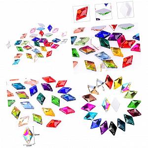 Стразы Ромб Стекло 28 шт - Фото 1