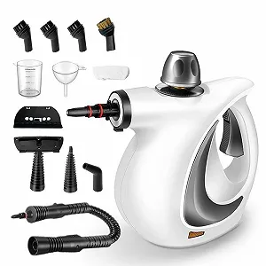 Пароочисник Red Hut Mobile 1050 W 3.2 Bar з 12 насадками ручний портативний Сірий - Фото 1