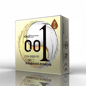 Презервативы OLO Ice Fire 3 штуки Желтый 23796 synthetic.ua - Фото 1