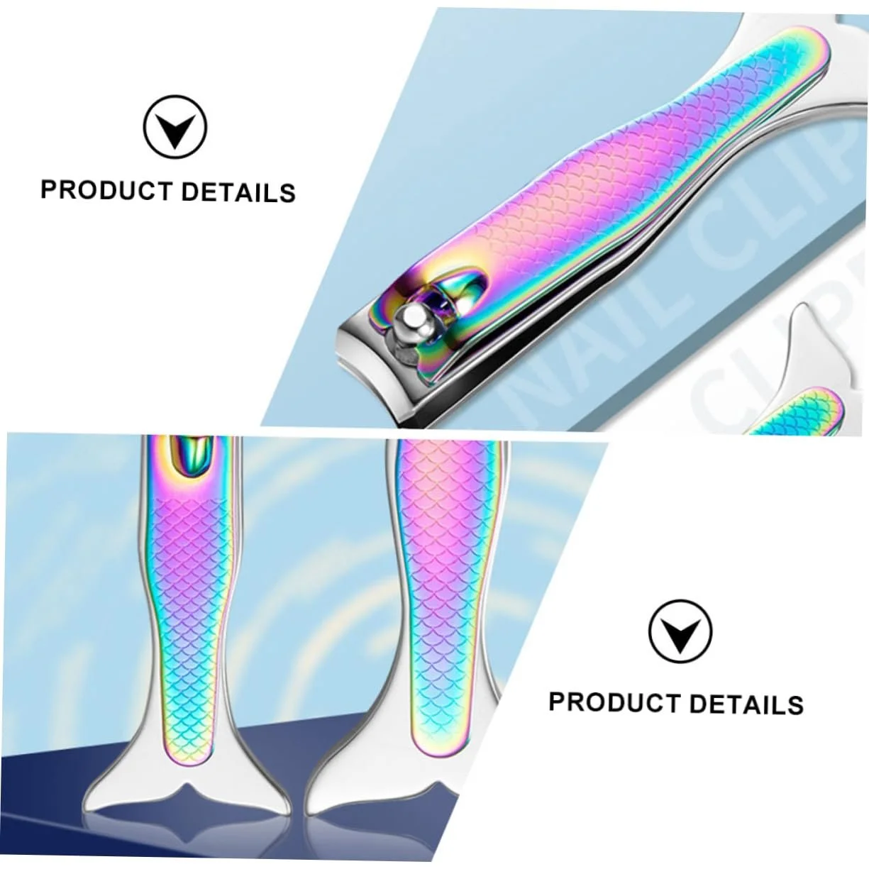 Набор маникюрных кусачек PACKOVE 4 шт., из нержавеющей стали, фото №6 Набор маникюрных кусачек PACKOVE 4 шт., из нержавеющей стали, фото №6