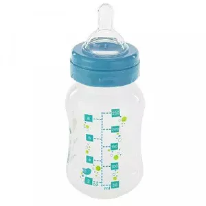 Бутылочка для кормления BAYBY 250 мл 0 мес+ синий (BFB6102) synthetic.ua - Фото 1