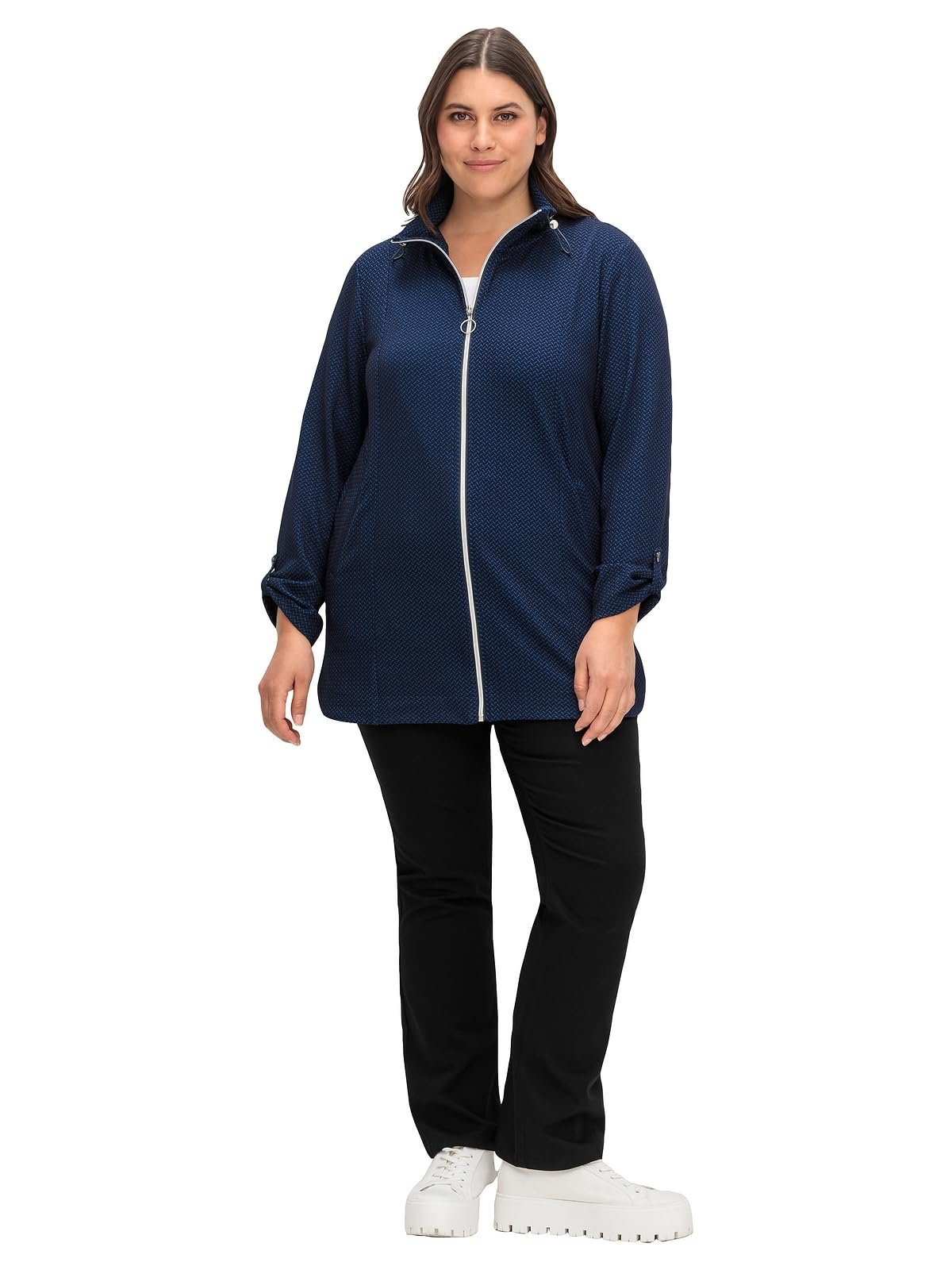 Жіноча куртка Sheego Plus Size, спортивний стиль, фото №5