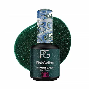 Купить Гель-лак Pink Gellac 303 Mermaid Green, 15 мл, зеленый - Фото 1 Гель-лак Pink Gellac 303 Mermaid Green, 15 мл, зеленый - Фото 1