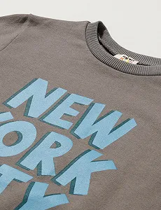 Світшот Koton Для хлопчиків З довгими рукавами, круглим вирізом, з м’якою внутрішньою обробкою synthetic.ua - Фото 1