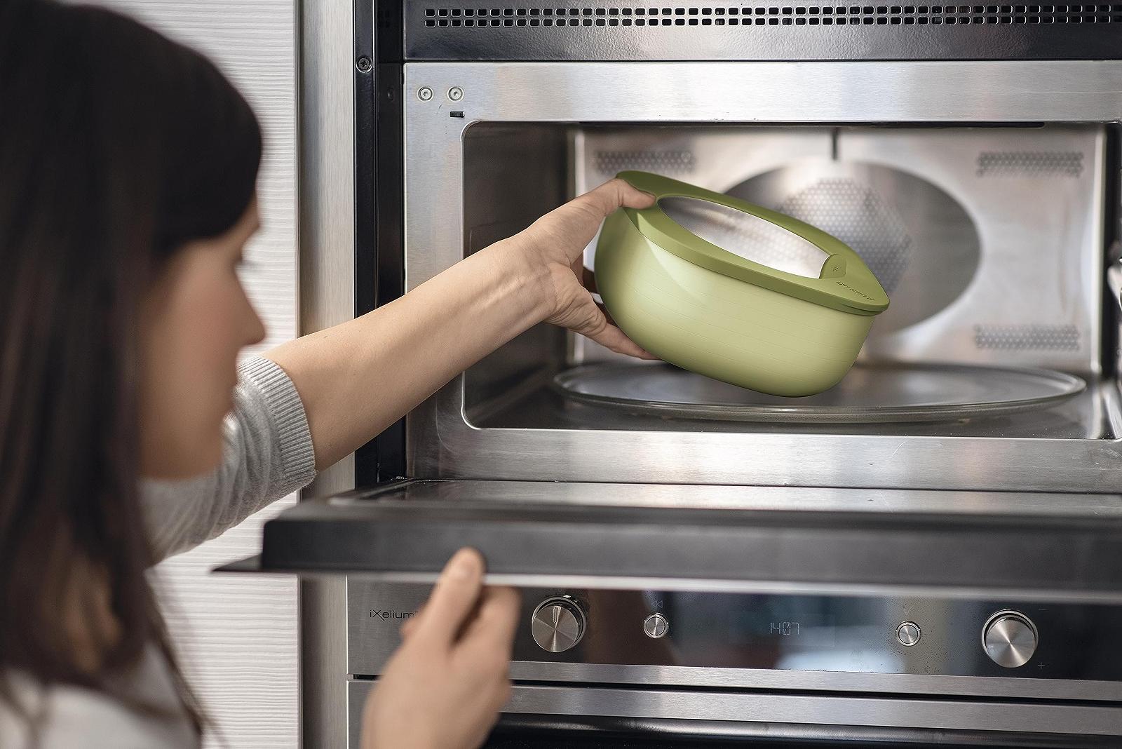 Набір контейнерів Guzzini Kitchen Active Design Store & More Organic 3 шт. 750/1550/2800 см³ Різнокольоровий, фото №3