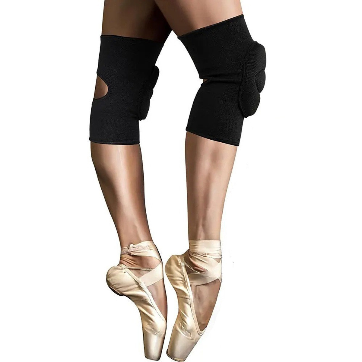 Наколінники PowerPlay PP-8000 Elastic Knee Support пара чорні L, фото №10