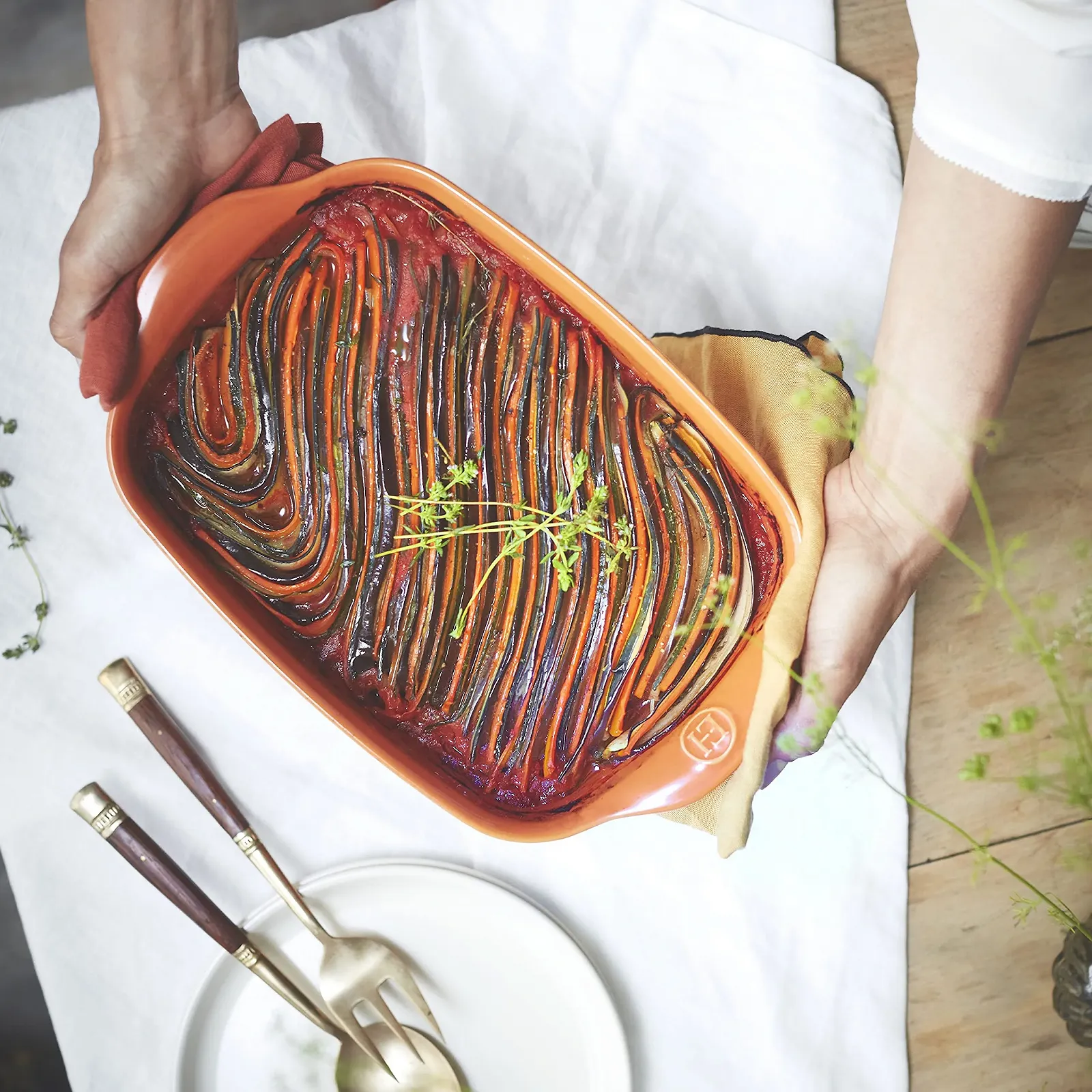 Форма для запекания Emile Henry Toscane EH769652 прямоугольная 36.5 x 23.5 см керамика HR, фото №7