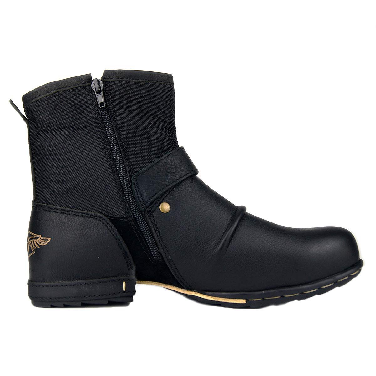 Ботинки Osstone кожаные Chukka Worker Biker Motorcycle OS-5008-1-EN, фото №6