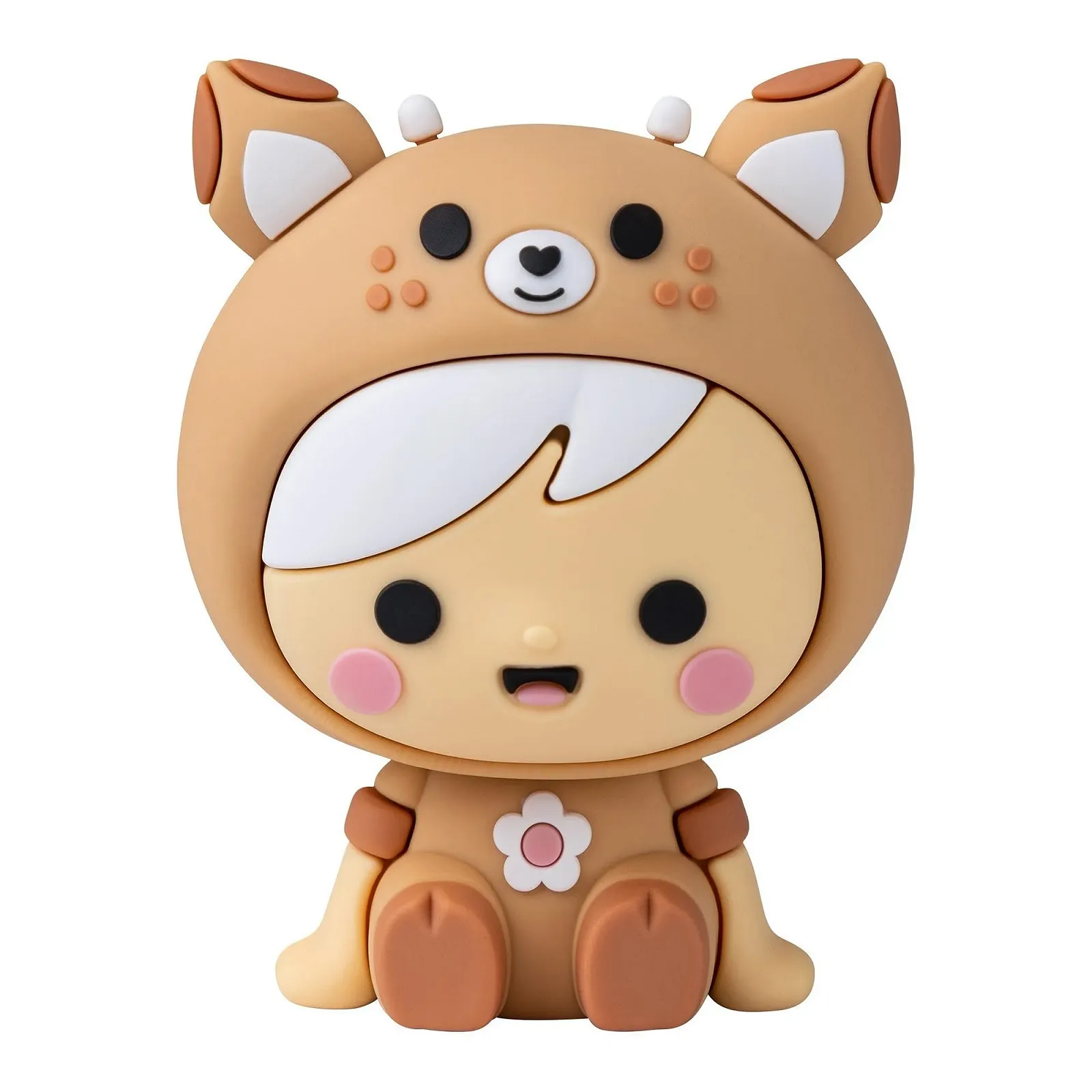 Набір з 3-х Ляльок Оленя Бена, Кролика Ріні та Світиться в Темряві Єдинорога UMI, фото №4