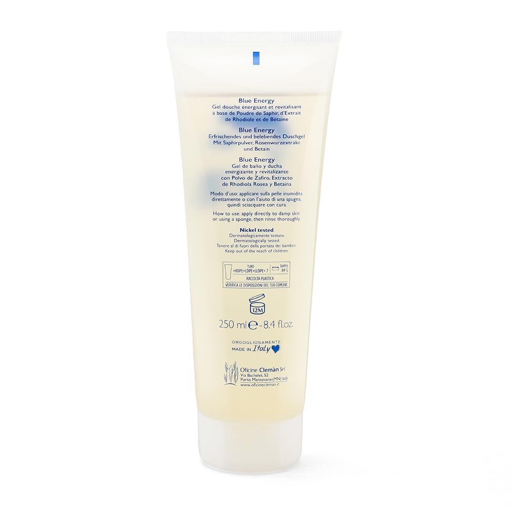 Гель для душу та ванни Blu Saphir Blue Energy 250 мл, фото №3 Гель для душу та ванни Blu Saphir Blue Energy 250 мл, фото №3
