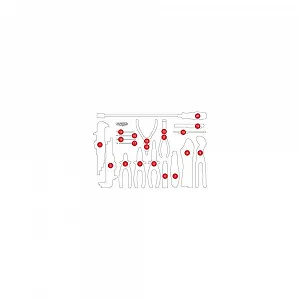 Купить Пенопластовая вставка для органайзера KS TOOLS 811.0045-97 - Фото 1 Пенопластовая вставка для органайзера KS TOOLS 811.0045-97 - Фото 1