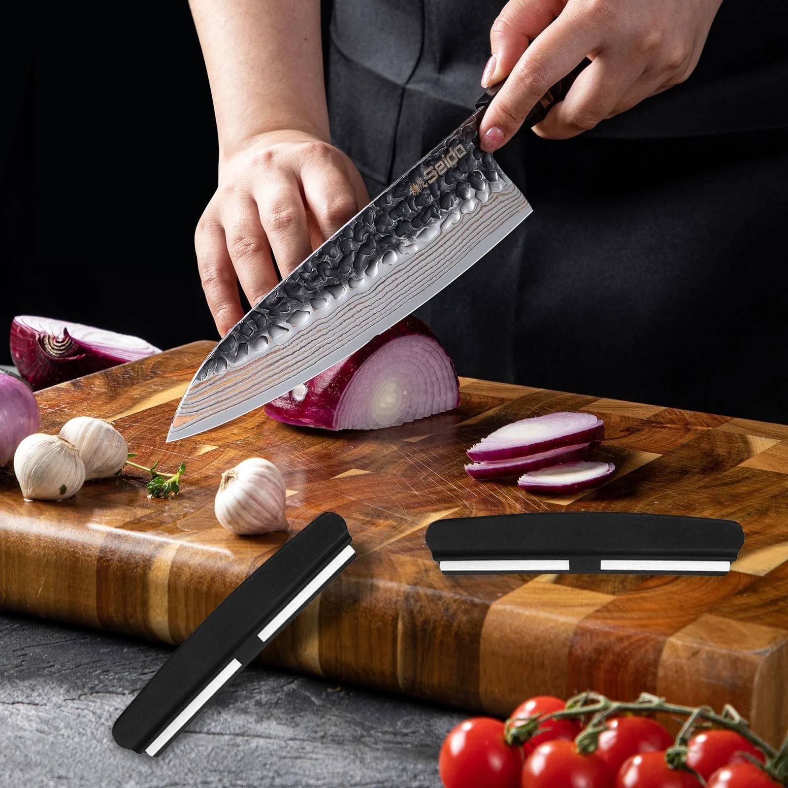 Набір тримачів кута заточування 15 градусів 2 шт. Чорний, фото №6