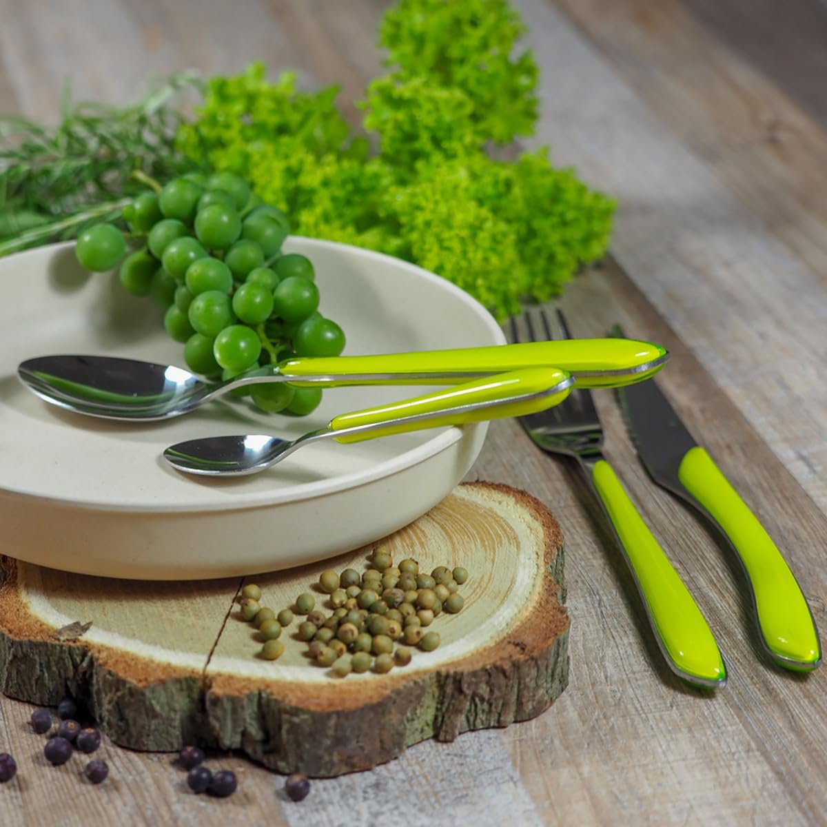 Набор столовых приборов Amefa Eclat 2214AGMBA1D20, 32 штуки, на 8 персон, нержавеющая сталь, фото №4 Набор столовых приборов Amefa Eclat 2214AGMBA1D20, 32 штуки, на 8 персон, нержавеющая сталь, фото №4