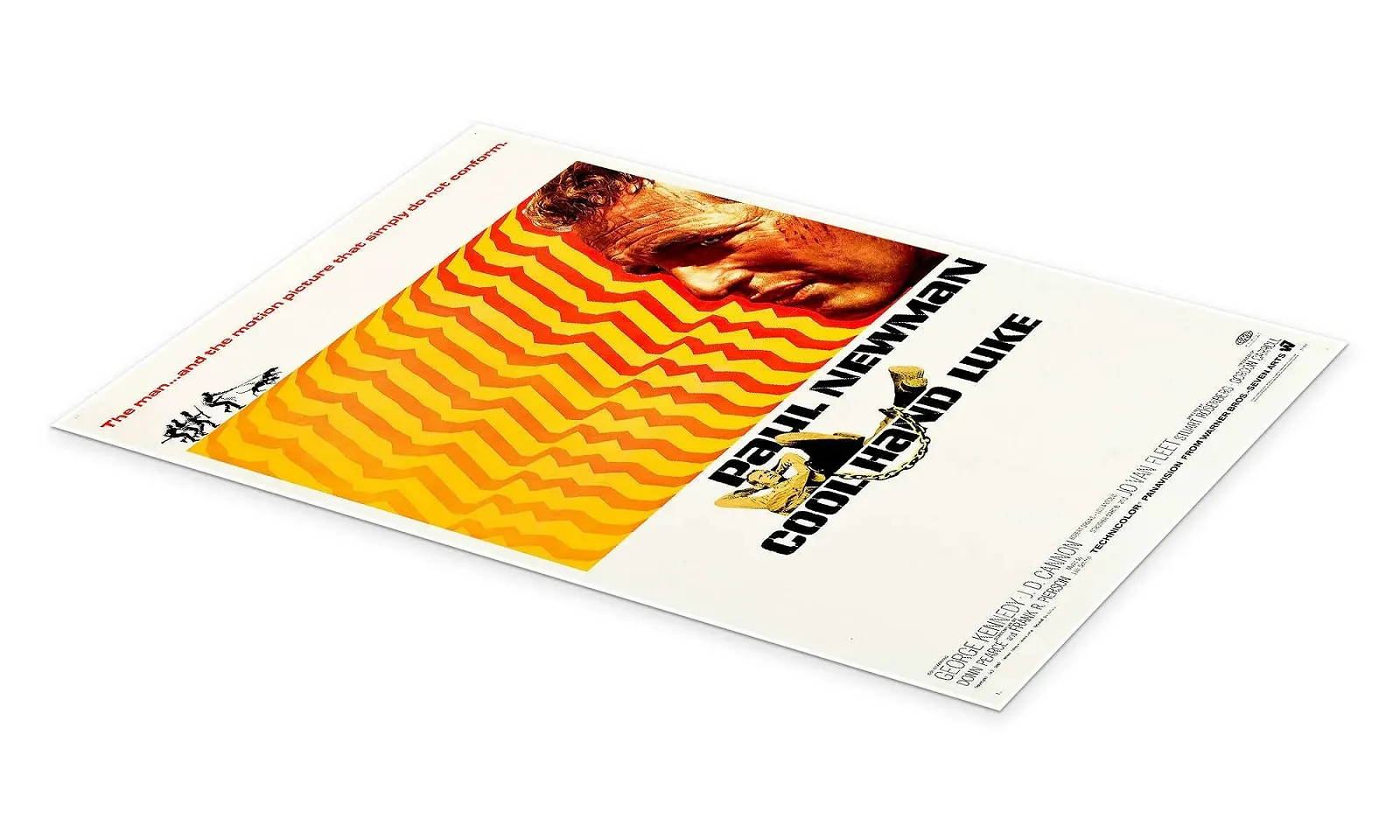 Постер Paul Newman The Unyielding 40 x 60 см Оранжевый, фото №2