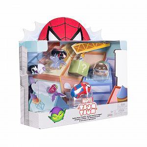 Набор фигурок Человек-паук Marvel Tsum Tsum Deluxe, 7 см, в комплекте большой Человек-паук, Призрачный паук и другие, для детей от 6 лет synthetic.ua - Фото 1