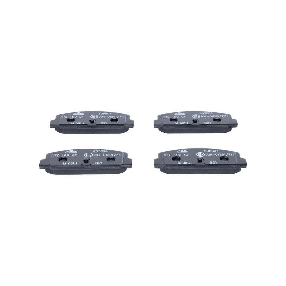 Комплект гальмівних колодок, дискове гальмо ATE 13.0460-5804.2 для MAZDA, задня вісь, фото №1