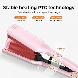 Плойка-волна UMIGA Wave Iron 9 температурных режимов 120-200°C 110-240V synthetic.ua - Фото 1