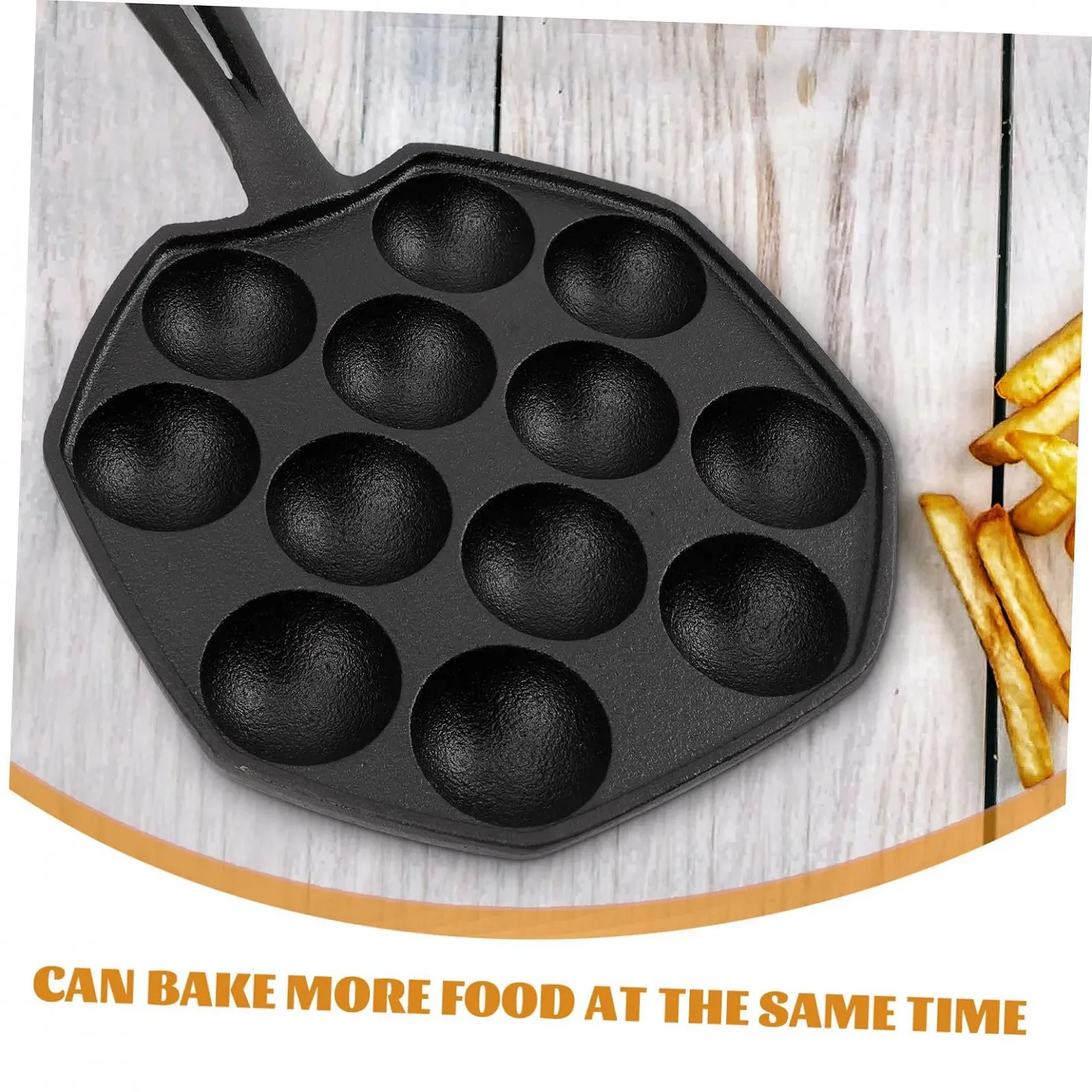 Форма для випікання равликів Garneck чавунна з ергономічною ручкою, фото №3