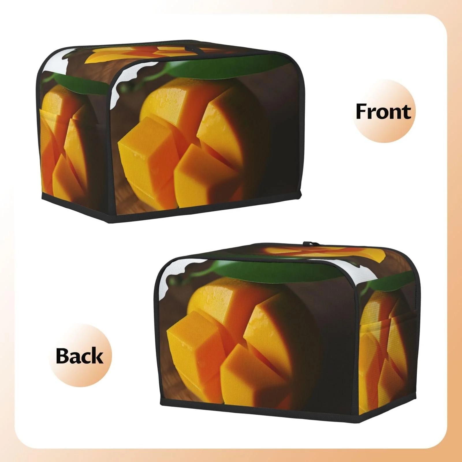 Чехол для тостера на 2 ломтика с двумя карманами Mango, фото №6 Чехол для тостера на 2 ломтика с двумя карманами Mango, фото №6