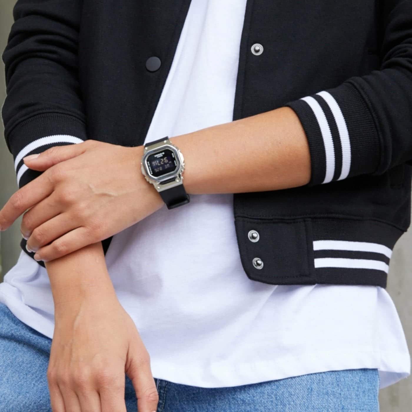 Годинник Casio GM-S5600-1ER ремінець чорний, фото №6