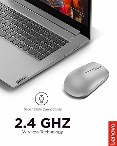 Миша Lenovo 530 Бездротова Сіра synthetic.ua - Фото 1