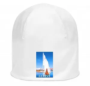 Купить Шапка из хлопка Geneve Suisse Geneva Switzerland Retro Style Travel Poster Unisex White, Белый - Фото 1 Шапка из хлопка Geneve Suisse Geneva Switzerland Retro Style Travel Poster Unisex White, Белый - Фото 1