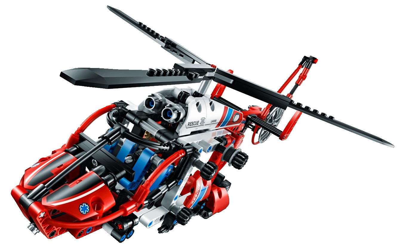 Конструктор LEGO Technic 8068 Спасательный вертолет, фото №6