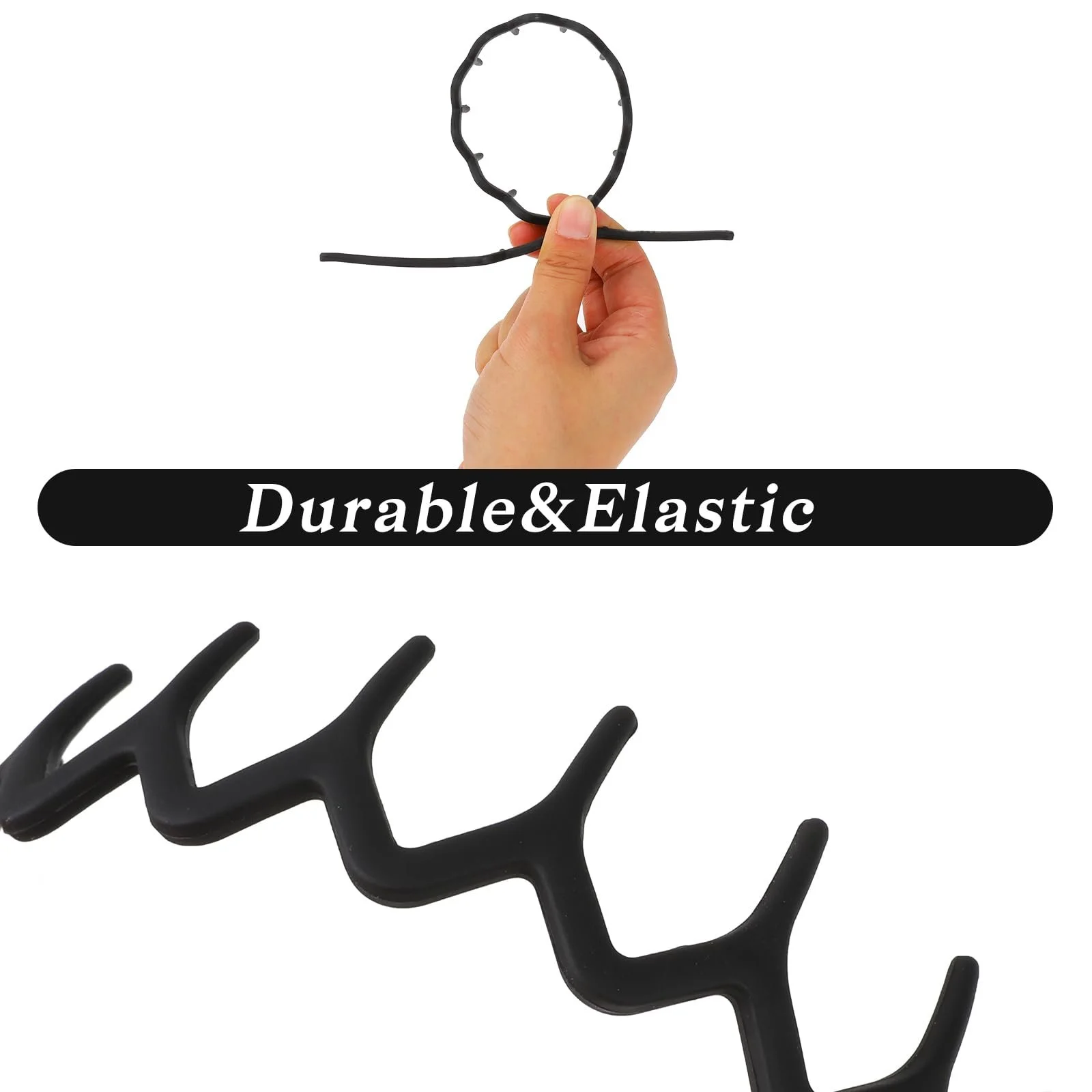 Нековзкий обруч на голову з хвилястими зубцями, фото №3