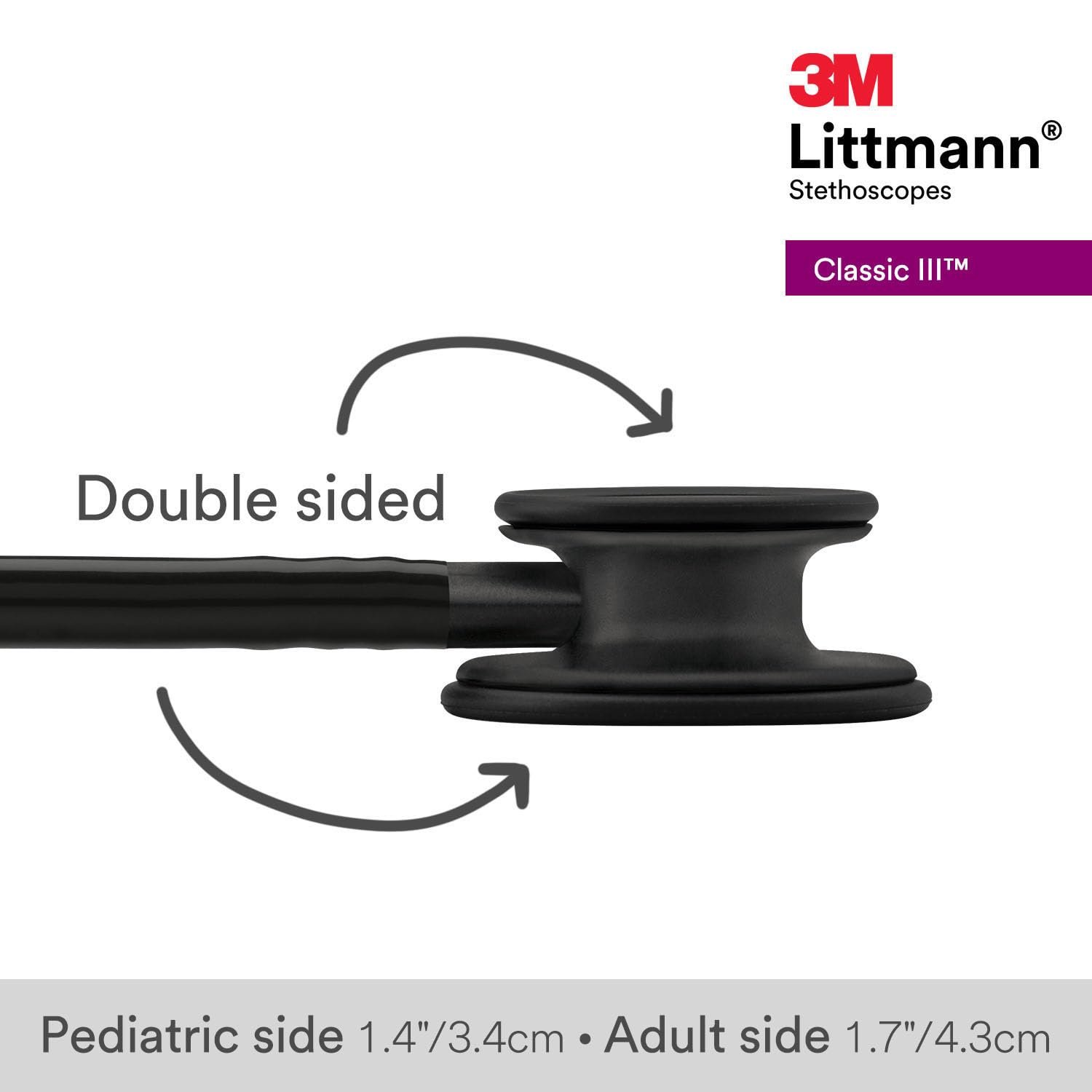 Стетоскоп 3M Littmann Classic III Чорний (5803), фото №5
