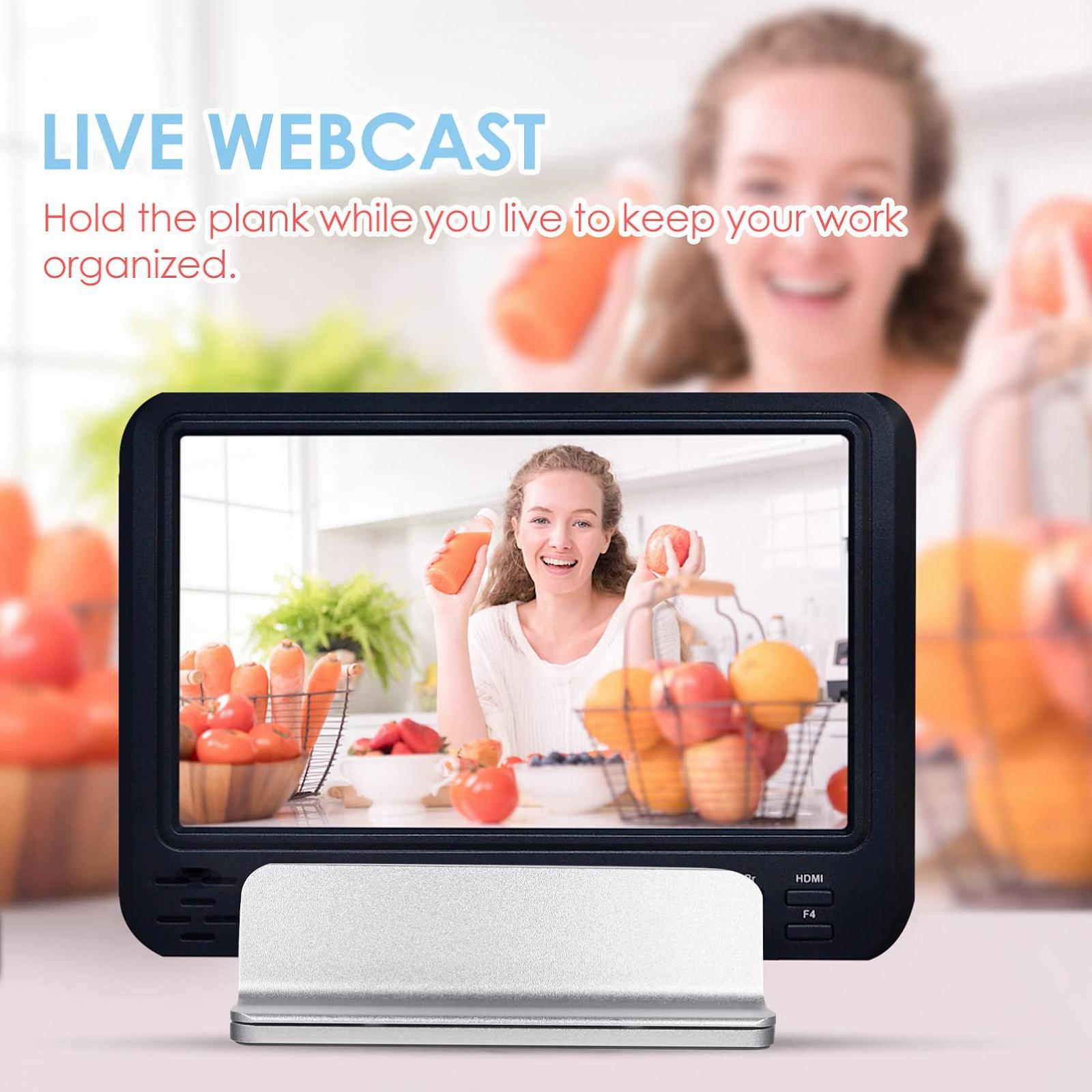 Вертикальная Подставка для Ноутбука Алюминиевый Сплав Регулируемая Dual-Slots, фото №4