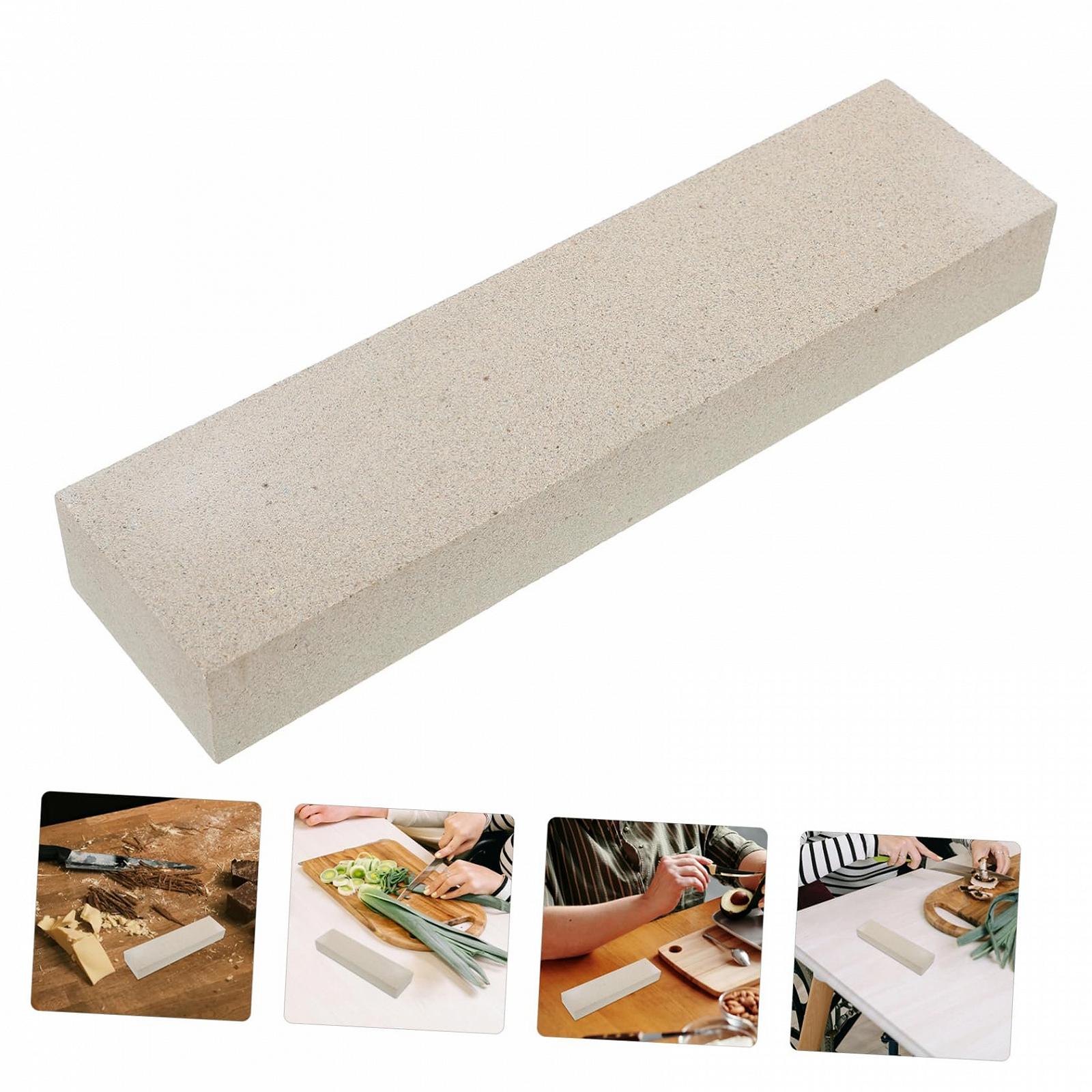 Точильные камни портативные двухсторонние серые 3 шт., фото №8