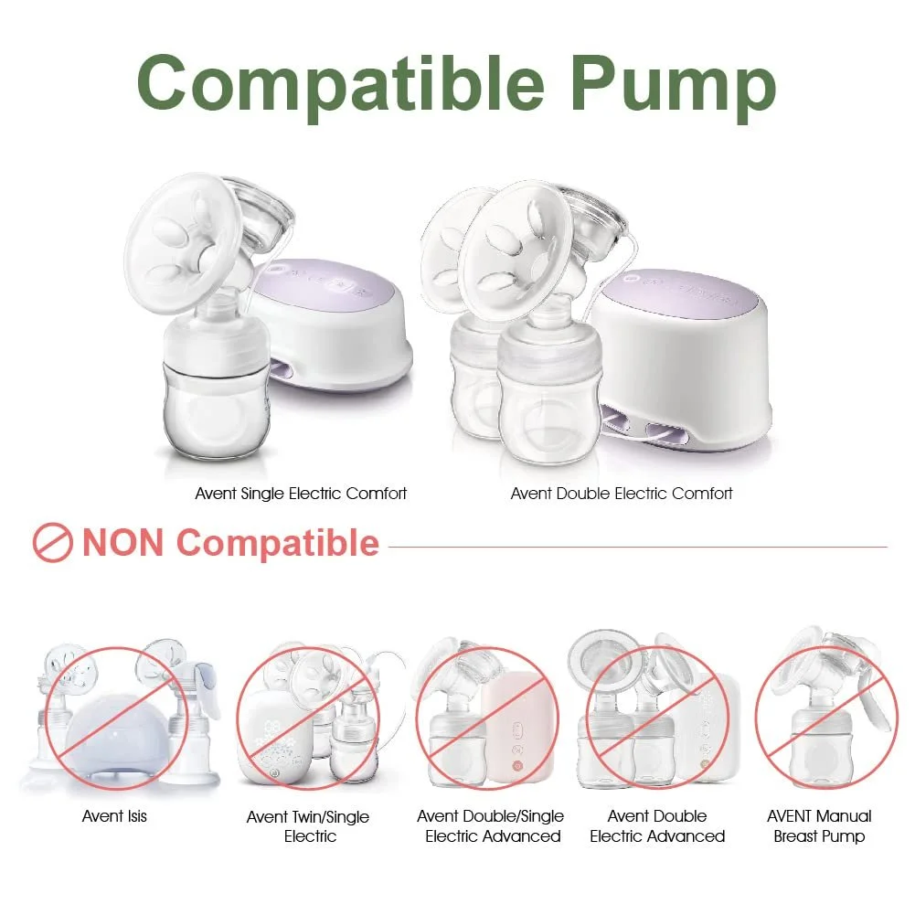 Набір аксесуарів Maymom для молоковідсмоктувача Philips Avent Comfort воронка 25 мм / 30 мм, фото №2 Набір аксесуарів Maymom для молоковідсмоктувача Philips Avent Comfort воронка 25 мм / 30 мм, фото №2