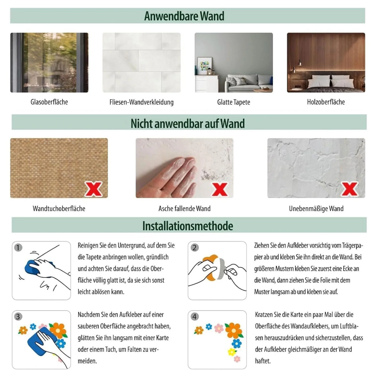 Набор наклеек на стену Кухонные специи 6 шт. Самоклеящиеся, фото №6