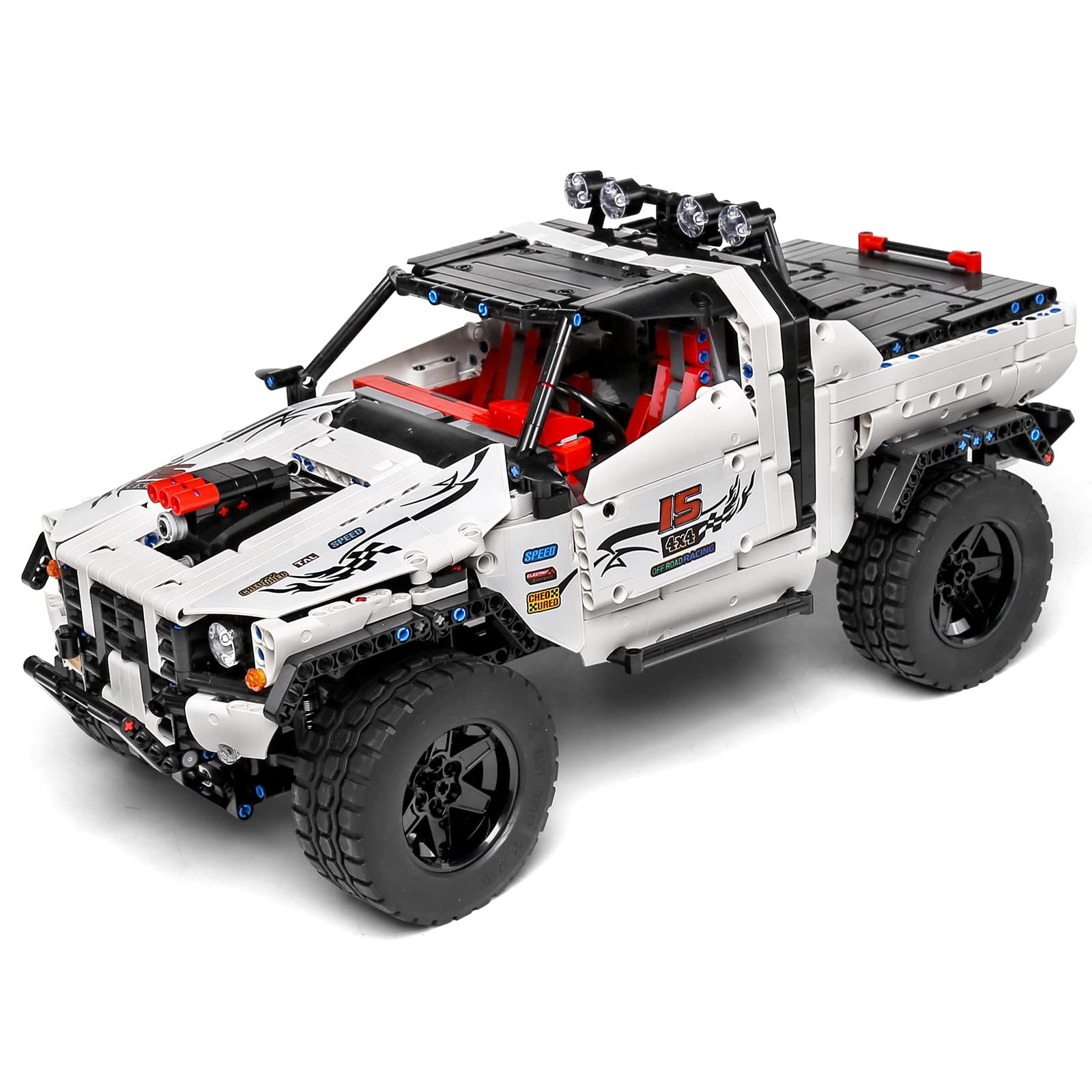 Набір для конструювання Mould King 18005 Technology Позашляховик дистанційного керування з моторами великої високотехнологічності, фото №2 Набір для конструювання Mould King 18005 Technology Позашляховик дистанційного керування з моторами великої високотехнологічності, фото №2