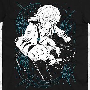 Футболка Аниме Великий из бродячих псов Bungou Stray Dogs TH077 L synthetic.ua - Фото 1