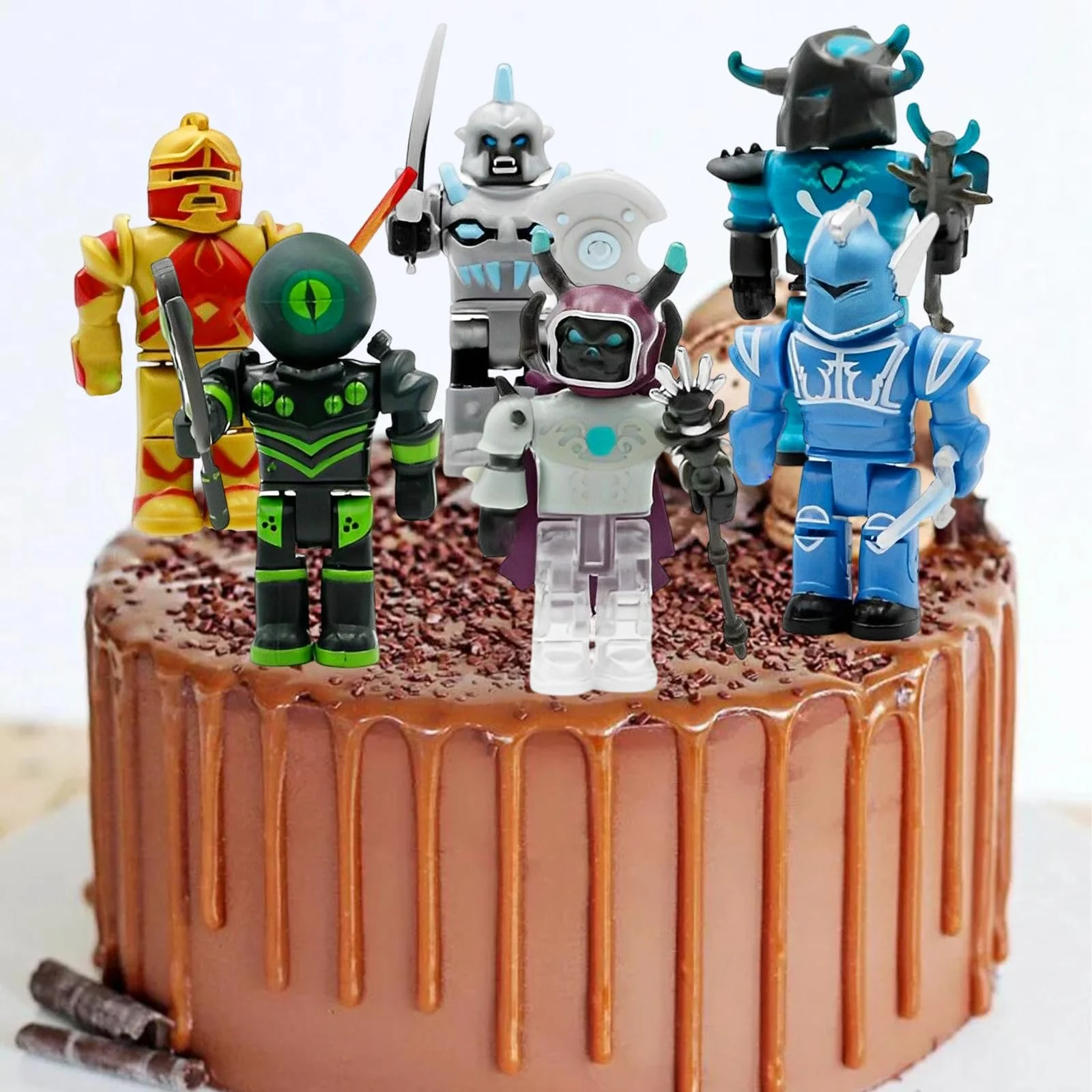 Набір фігурок Roblox 6 штук Декор для торта Моделі персонажів 6+ років, фото №7