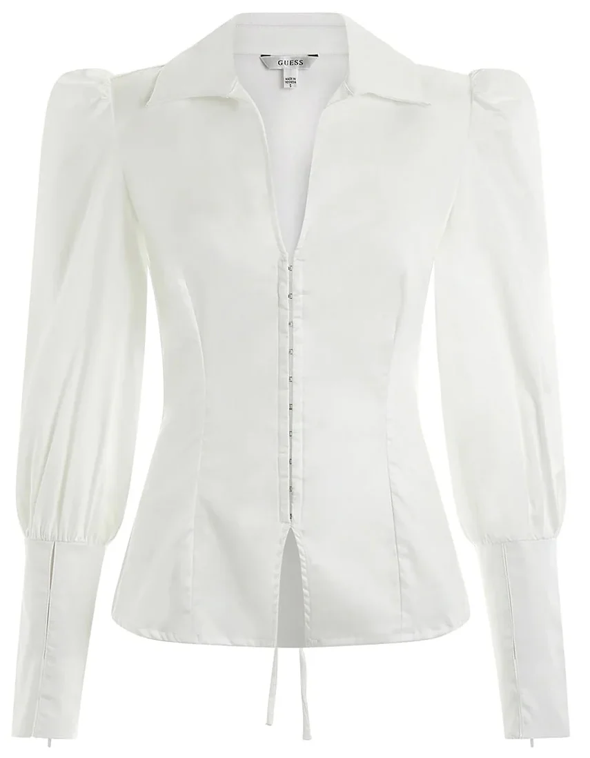 Жіноча біла блуза GUESS JEANS / Біла / Розмір S, фото №1