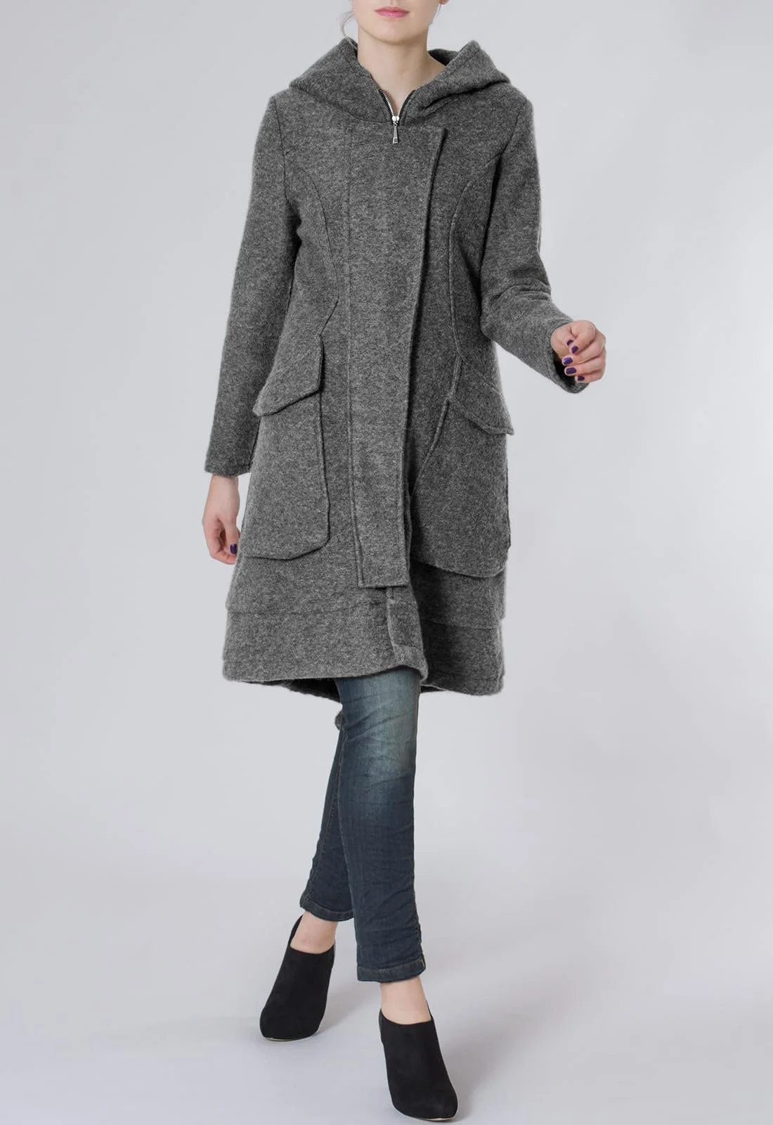 Пальто Caspar MTL011 Жіноче вовняне, фото №2