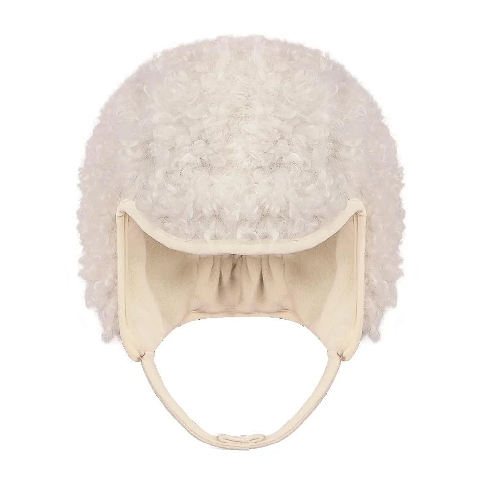 Зимняя шапка-ушанка для девочек, искусственная шерсть, ветрозащитная, фото №3 Зимняя шапка-ушанка для девочек, искусственная шерсть, ветрозащитная, фото №3