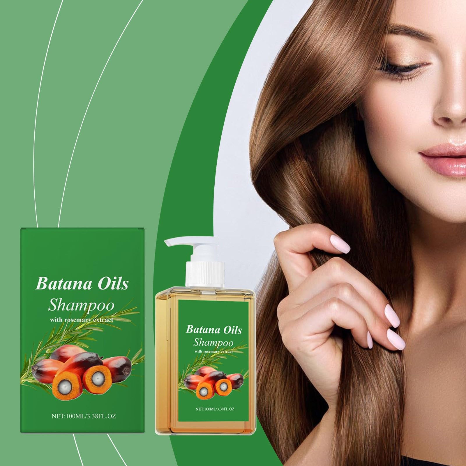 Шампунь Batana Rosemary Oil Extract 100 мл для чоловіків і жінок м'який і пухнастий, фото №7
